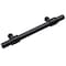 Gliderite Hardware 3-3/4 in. Center to Center Matte Black Barrel Ring Bar Pull - 4340-96-MB 4340-96-MB-1 - alternate 3